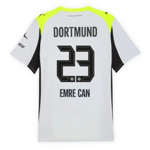 Lacne Muži Futbalové dres Borussia Dortmund Emre Can #23 2025-26 Krátky Rukáv - Preč